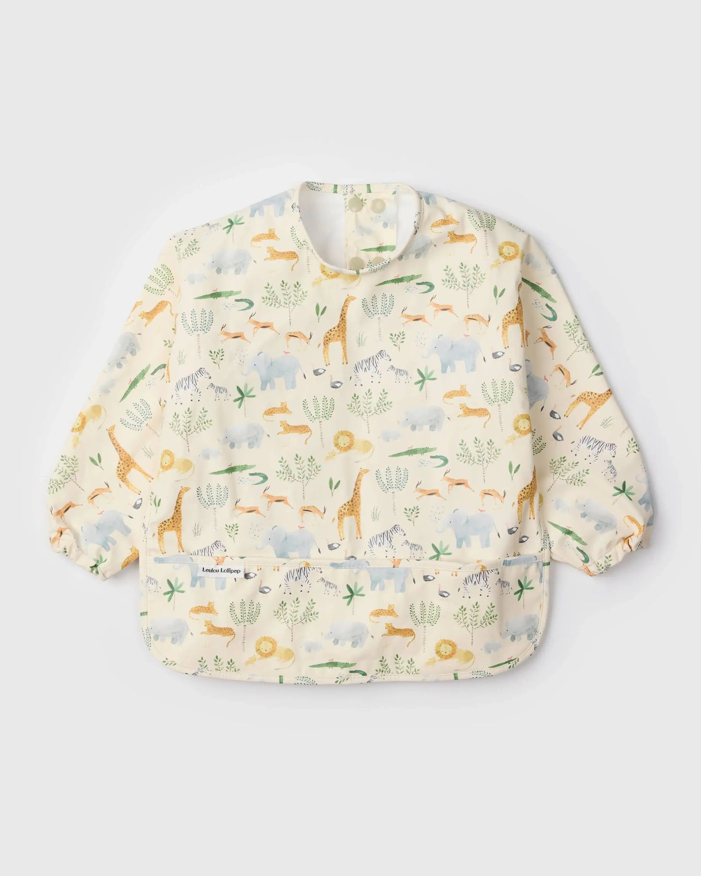 Long Sleeve Waterproof Bib: Hedgehogs