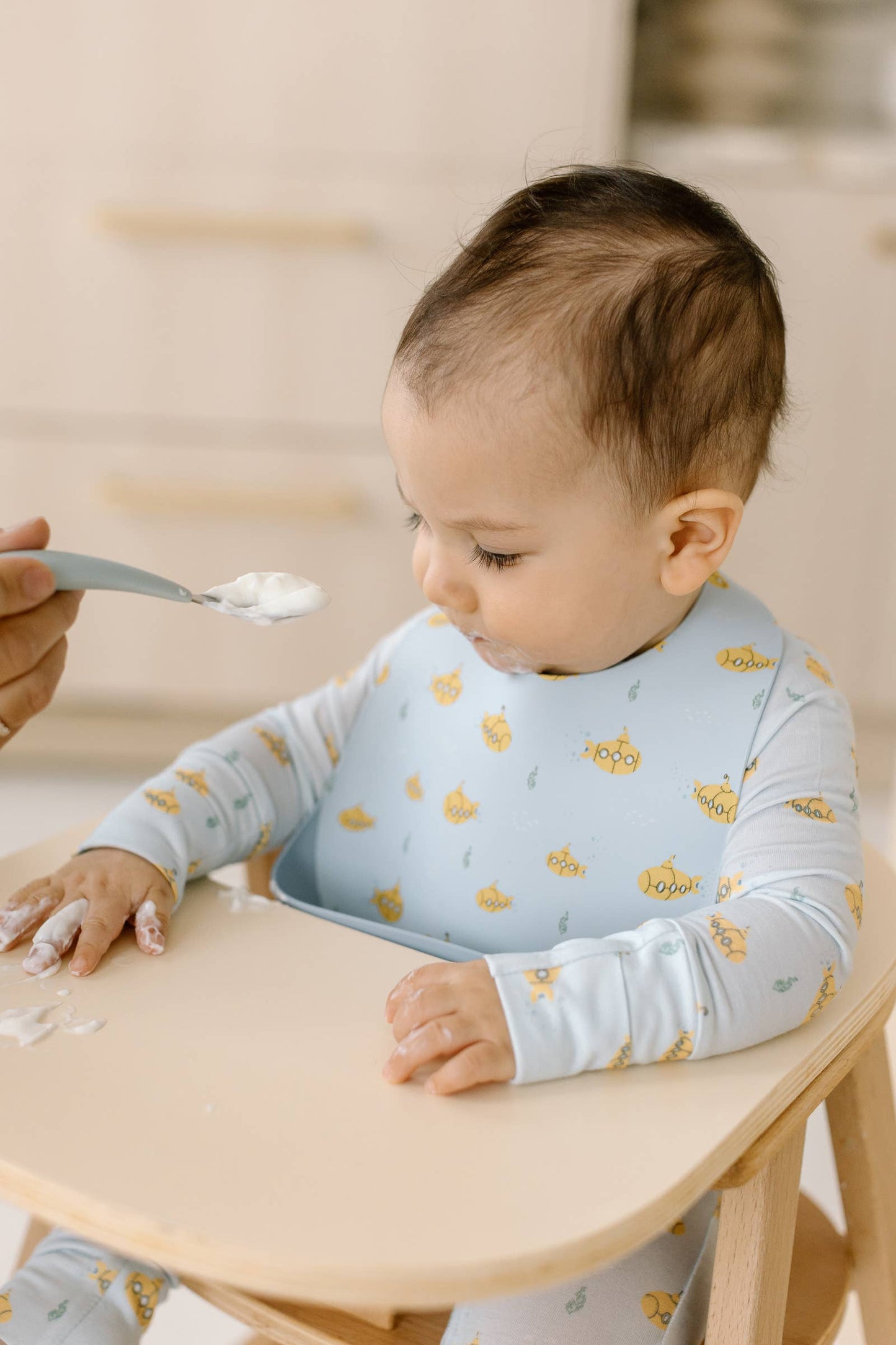 Silicone Bib: French Breakfast