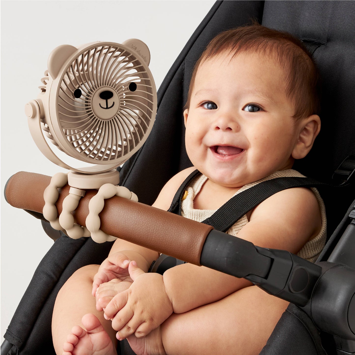 Itzy Breeze 3-Speed Stroller Fan™: Taupe