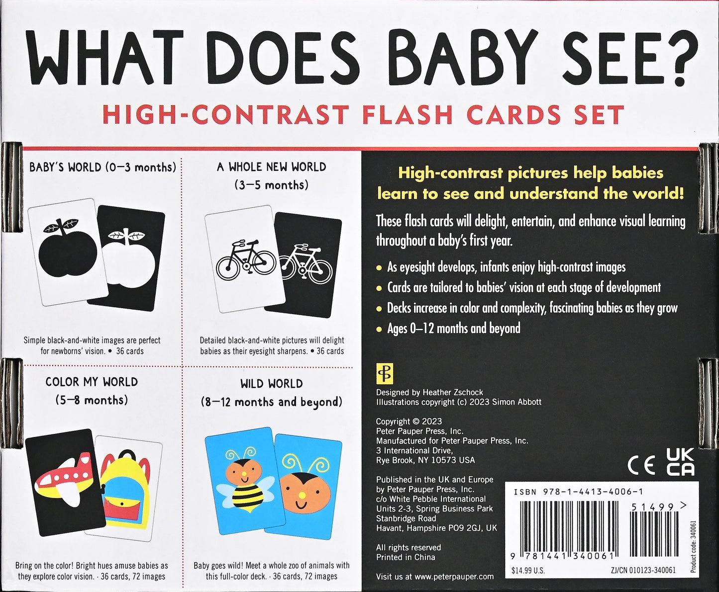 What Does Baby See? High Contrast Flash Cards