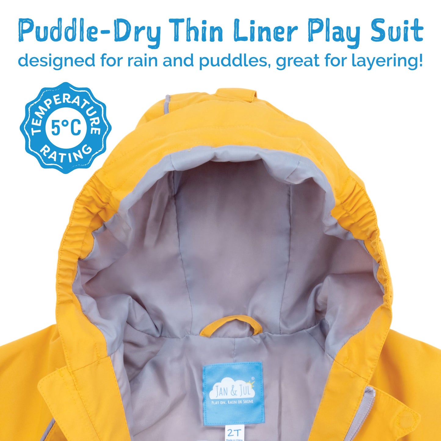 Kids Thin-Lined Rain Suits | Purple Dreams