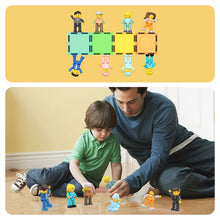 Load image into Gallery viewer, 8pc Magnetic Family Figurine Toy Set
