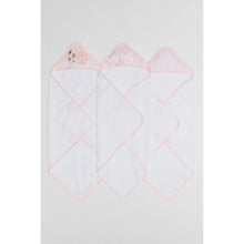 Load image into Gallery viewer, Hooded Towels &amp; Washcloth Set (6pack) - Pink
