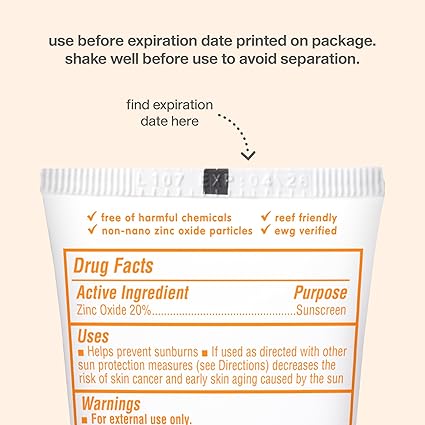 Thinkbaby SPF 50 plus Baby Mineral Sunscreen - 89ml