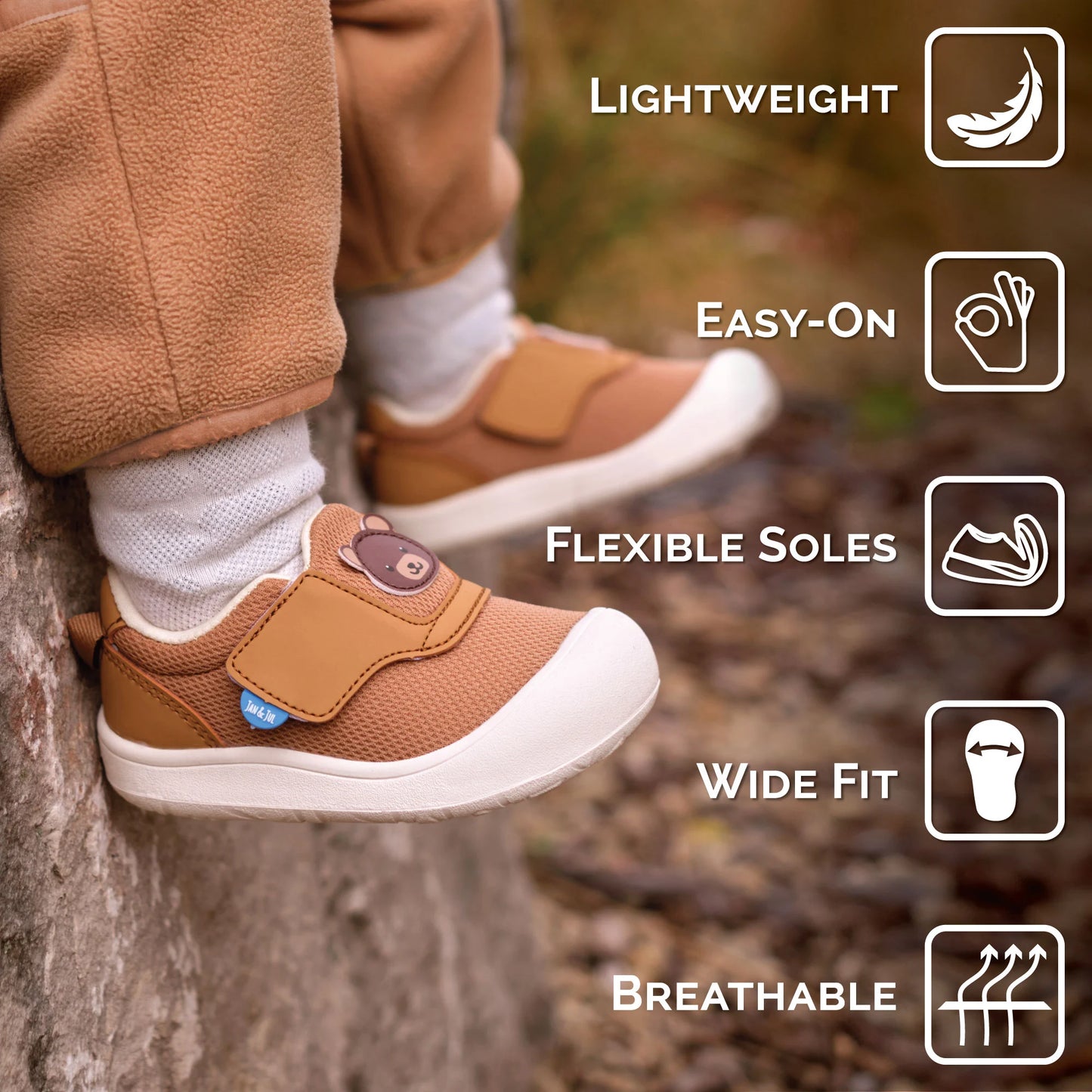 Mini-Flyer Toddler Sneakers | Soft Brown