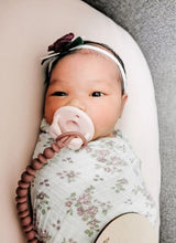 Load image into Gallery viewer, Sweetie Strap™ Silicone One-Piece Pacifier Clips (Rosewood)
