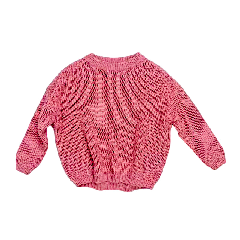 Knitted Sweater - Pink