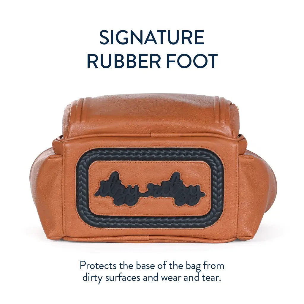 Cognac Itzy Mini Plus™ Backpack Diaper Bag