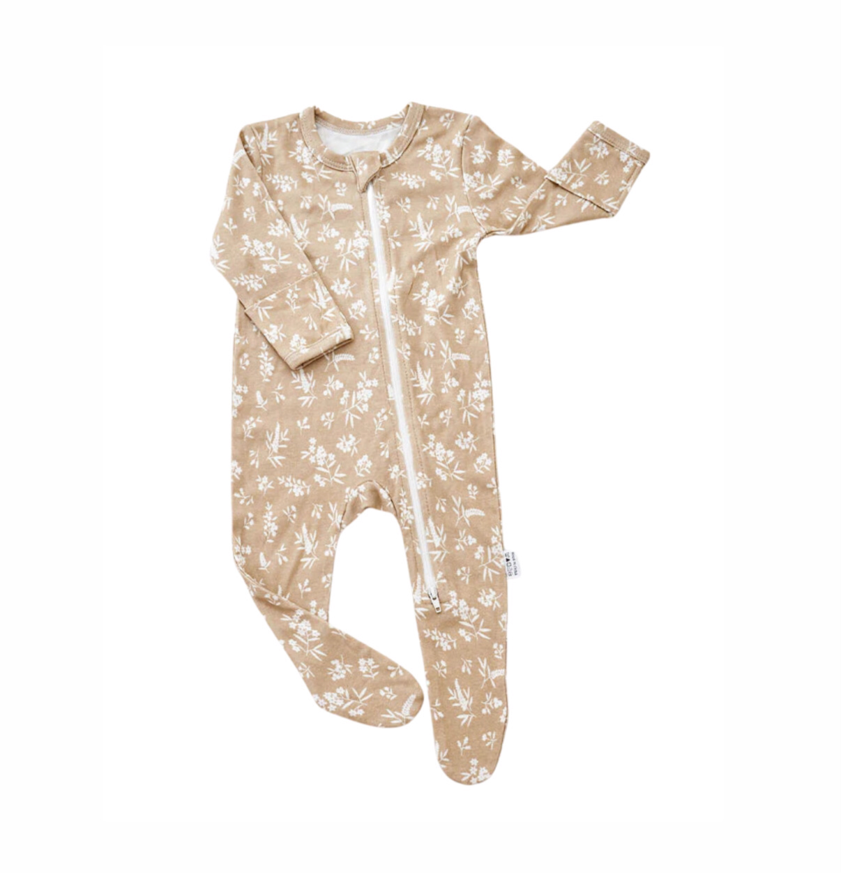 Bamboo Footed Sleeper - Flowers