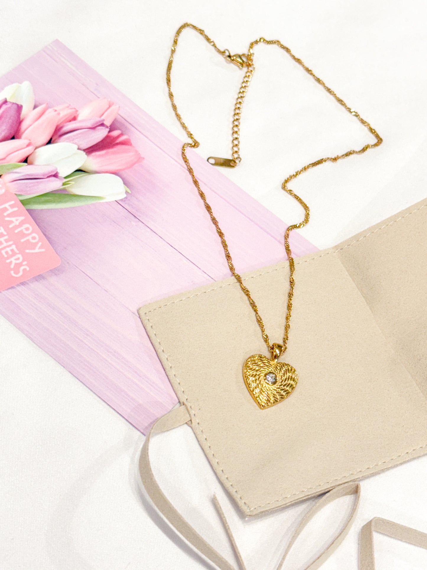 18k Gold Coated Pendant Necklace