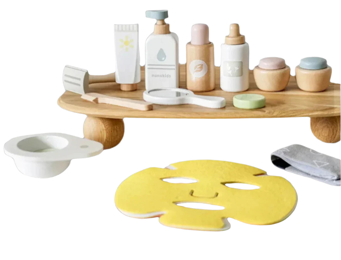 Wooden Facial Care Set