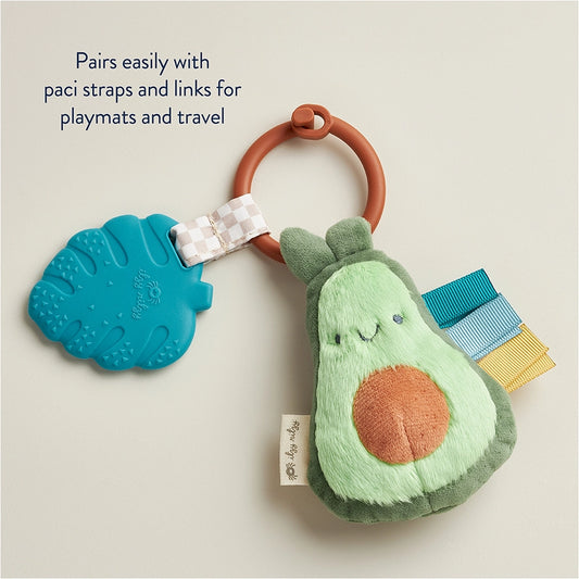 Itzy Pal™ Plush + Teether - Avocado