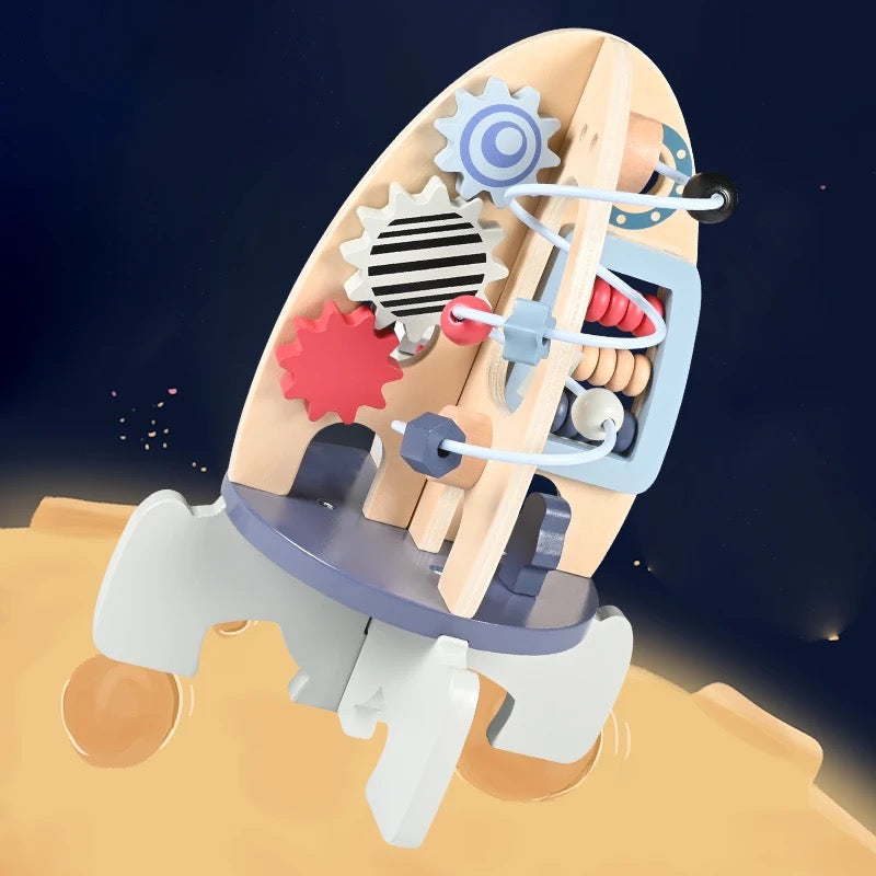 Wooden Multi-Function Rocket