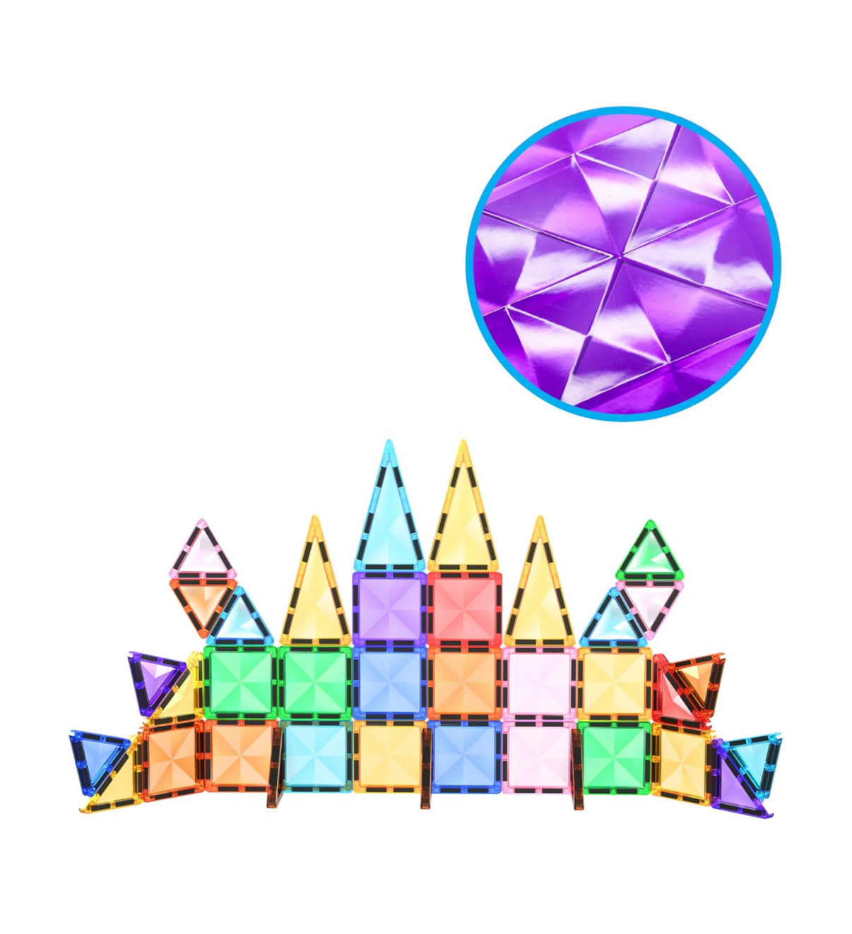 Mini Diamond Magnetic Tile Set (40pcs)