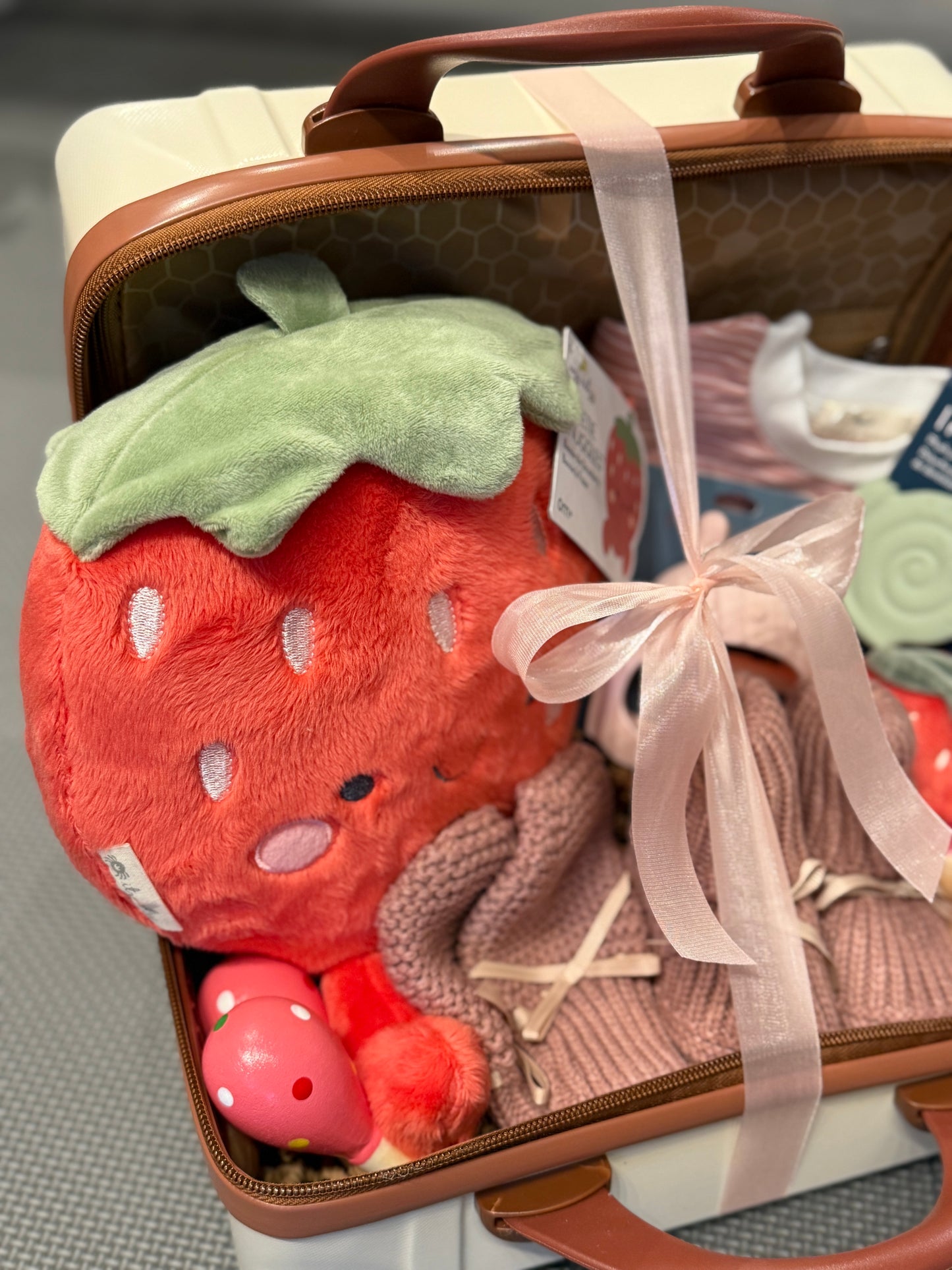 Strawberry Baby Gift Basket
