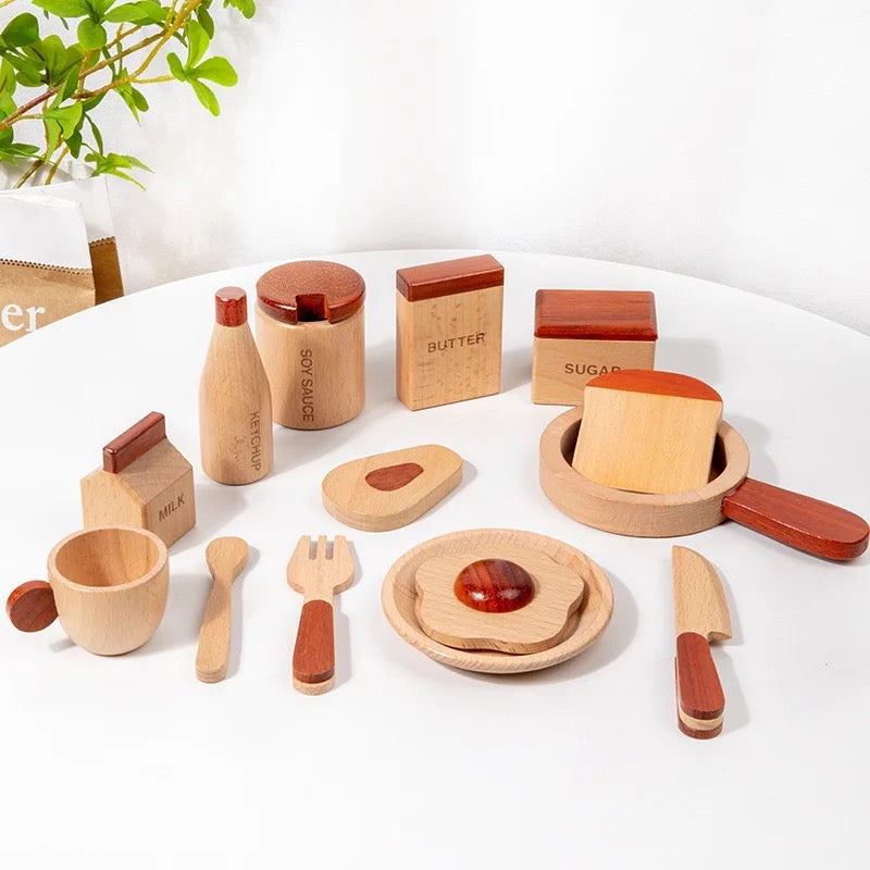 Wooden Brunch Set (15pc)