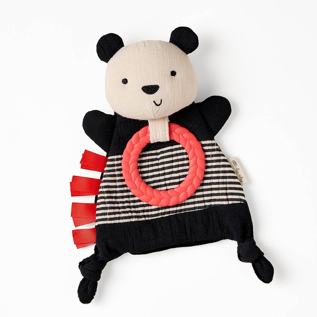Bitzy Crinkle™ Sensory Toy With Teether: Bunny