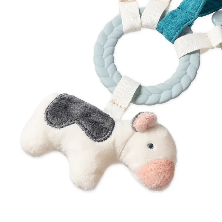 Bitzy Busy Ring™ Teething Activity Toy - Farm