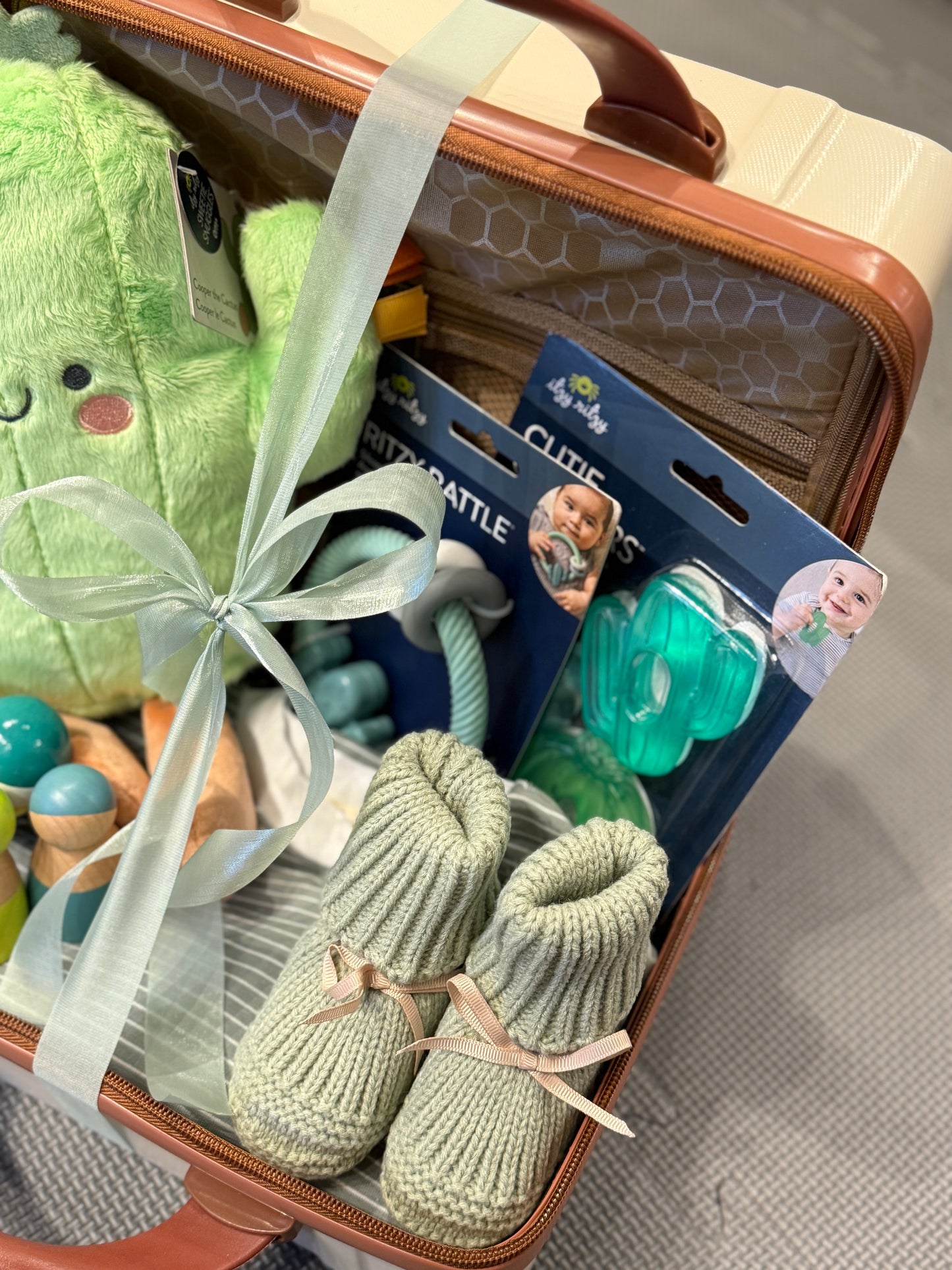 Sage Baby Gift Basket