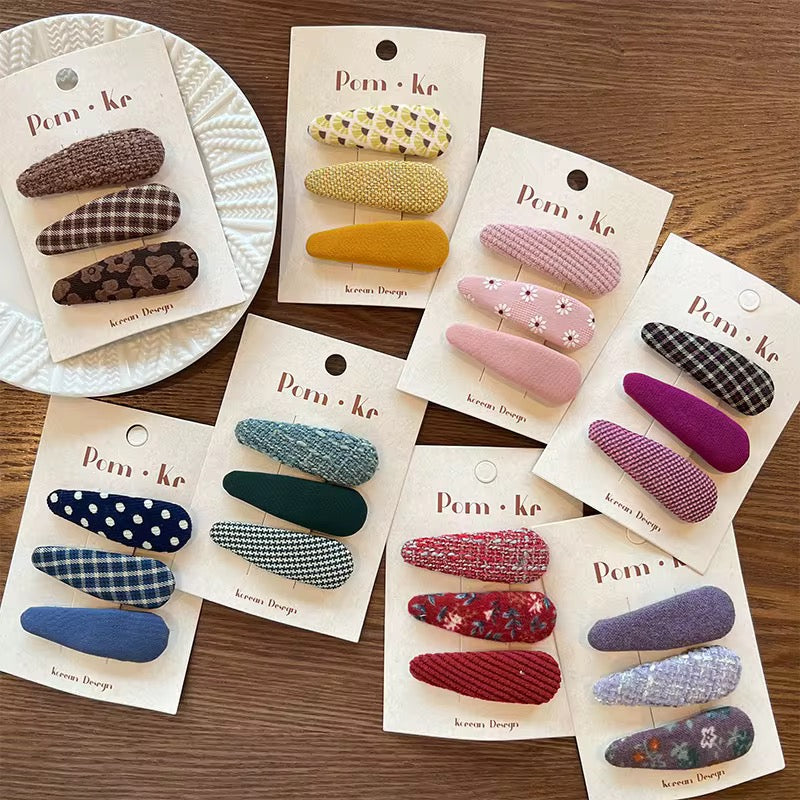 Baby Hair Clip Set - Baby Pink