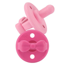 Load image into Gallery viewer, Sweetie Soother Pacifier Set (2pk) - Pink Bow
