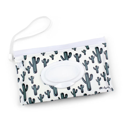 Itzy Reusable Wipes Case (Cactus)