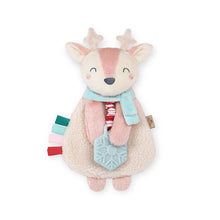 Load image into Gallery viewer, Holiday Itzy Lovey™ Plush + Teether Toy - Pink Reindeer
