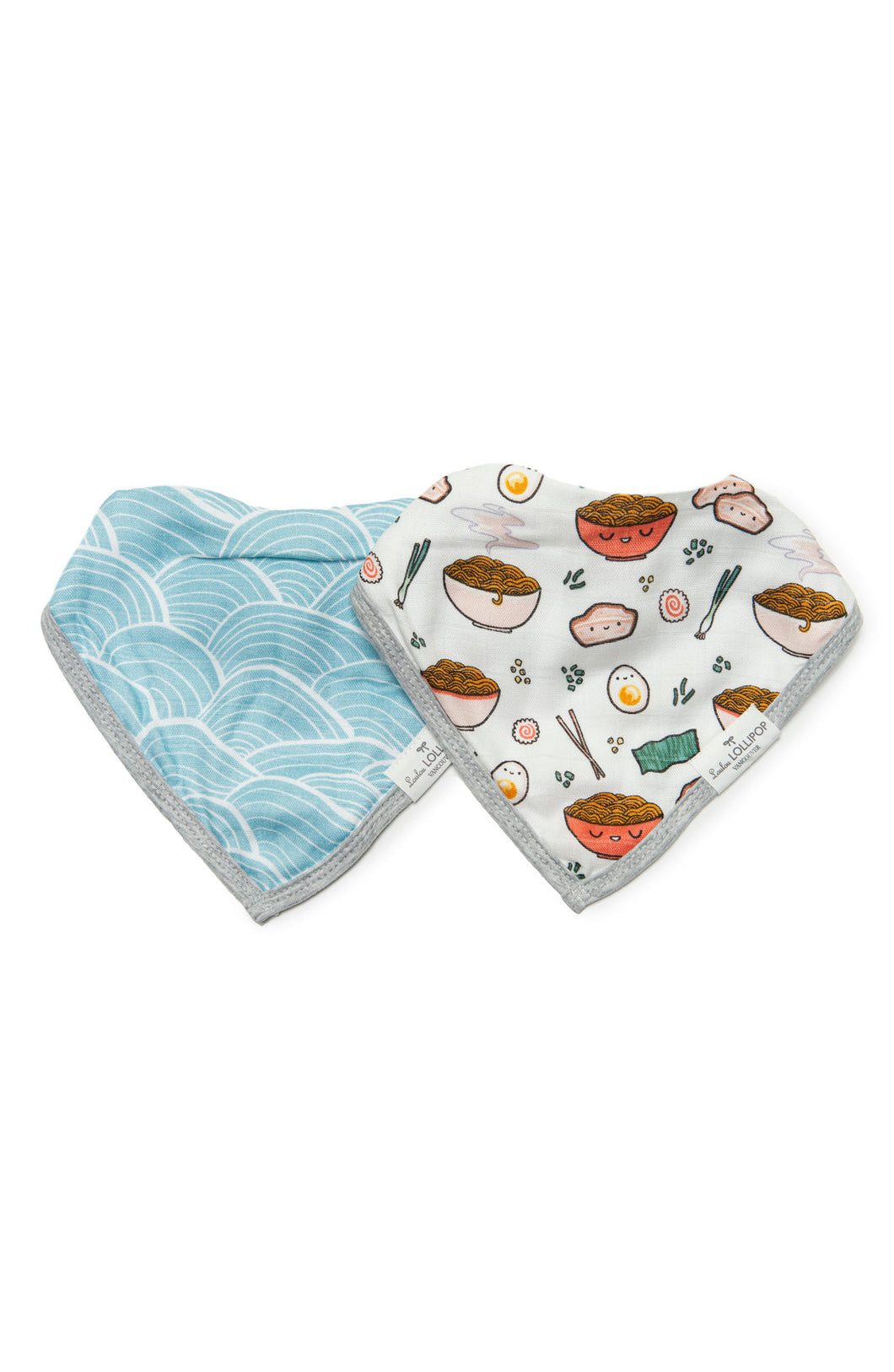 Ramen - Muslin Bandana Bib Set