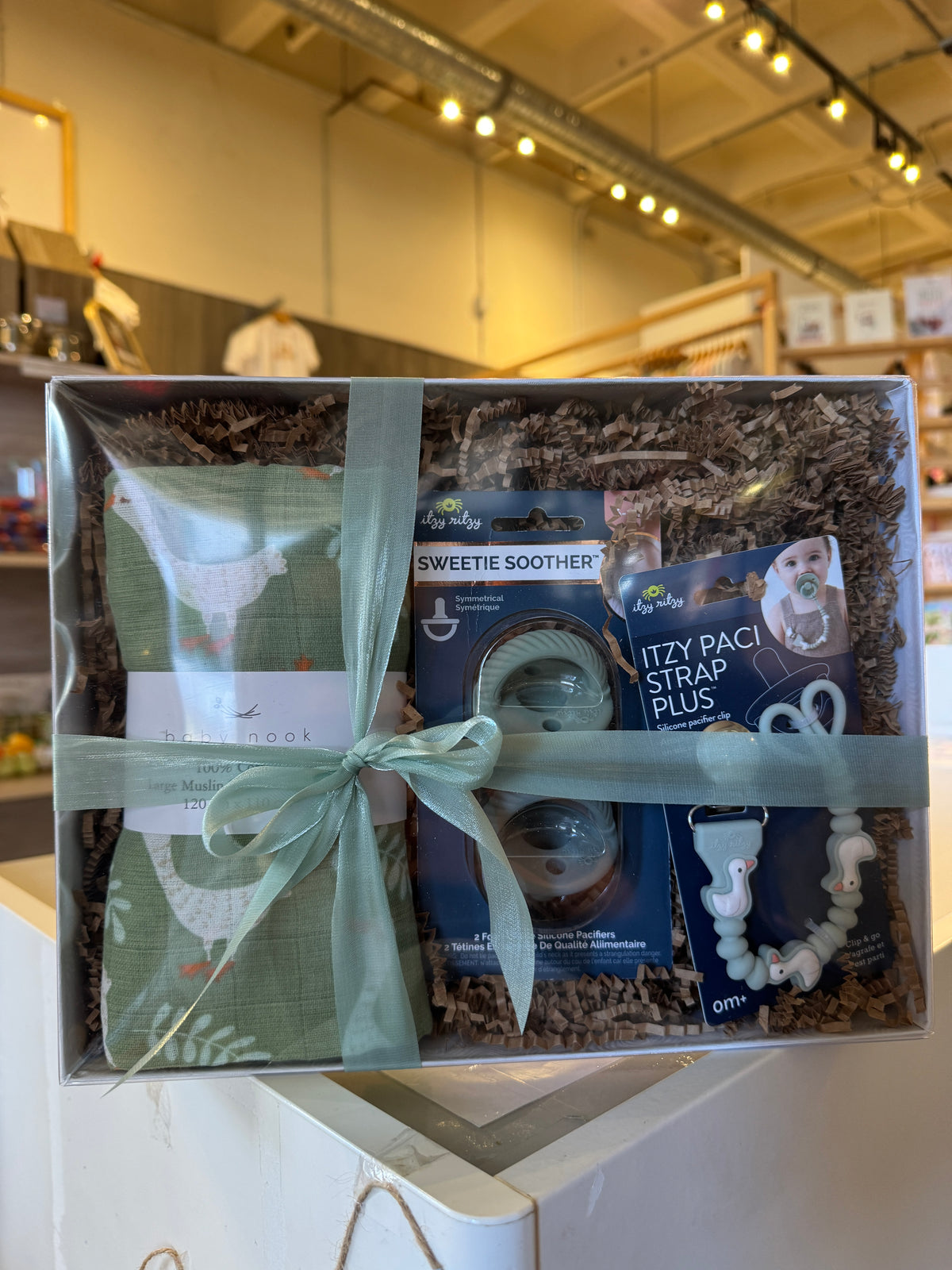 Swaddle & Soother Gift Box