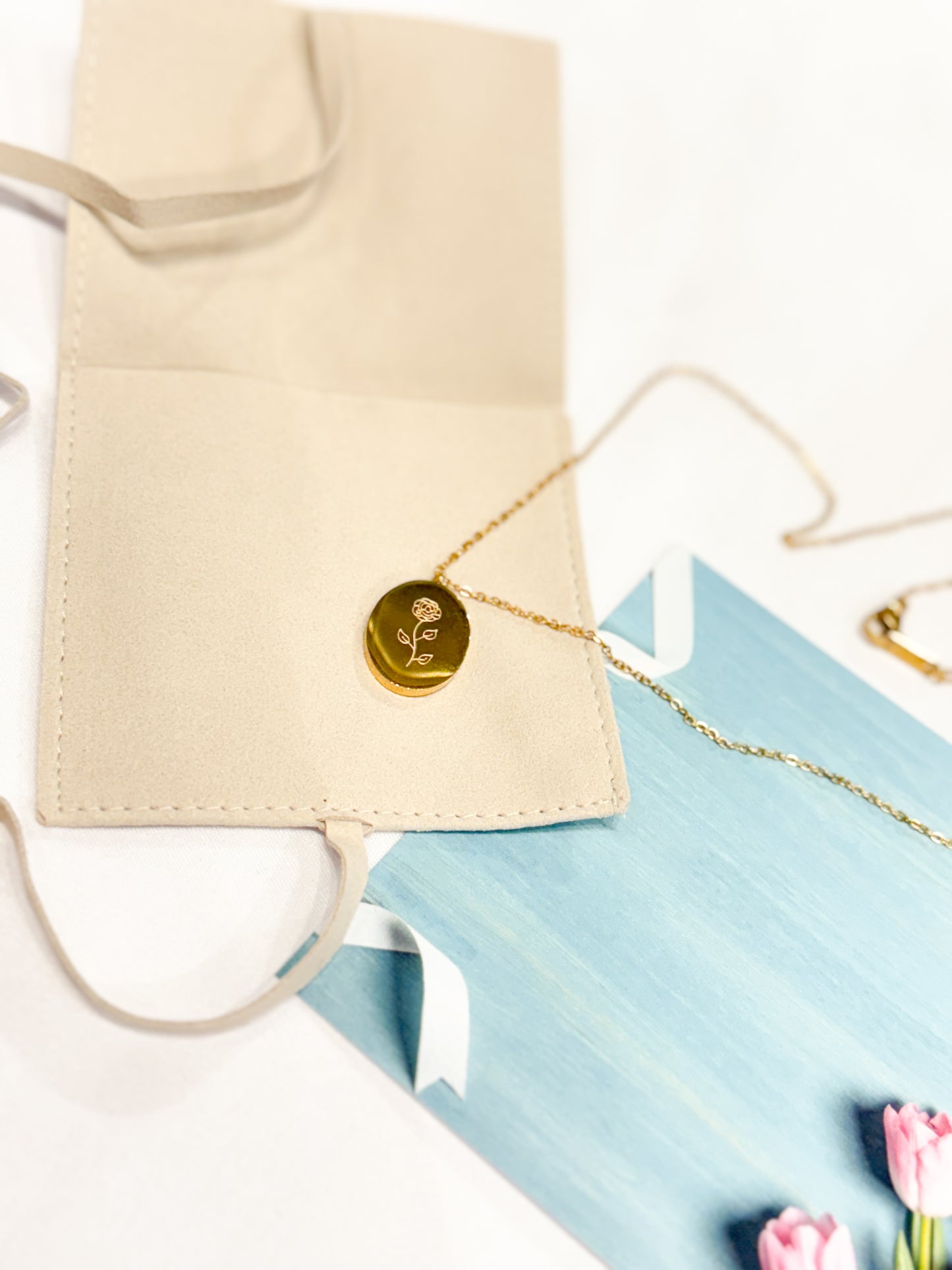 18k Gold Coated Pendant Necklace