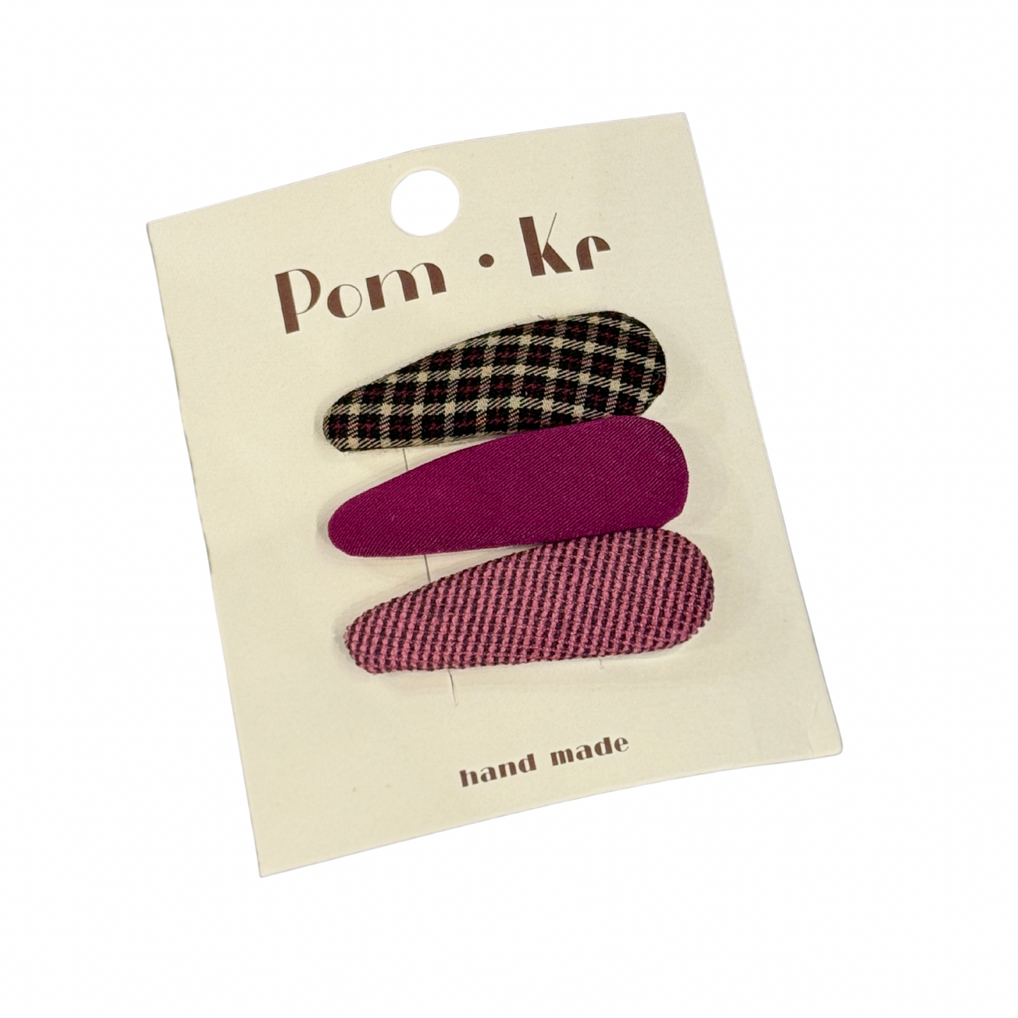 Baby Hair Clip Set - Magenta