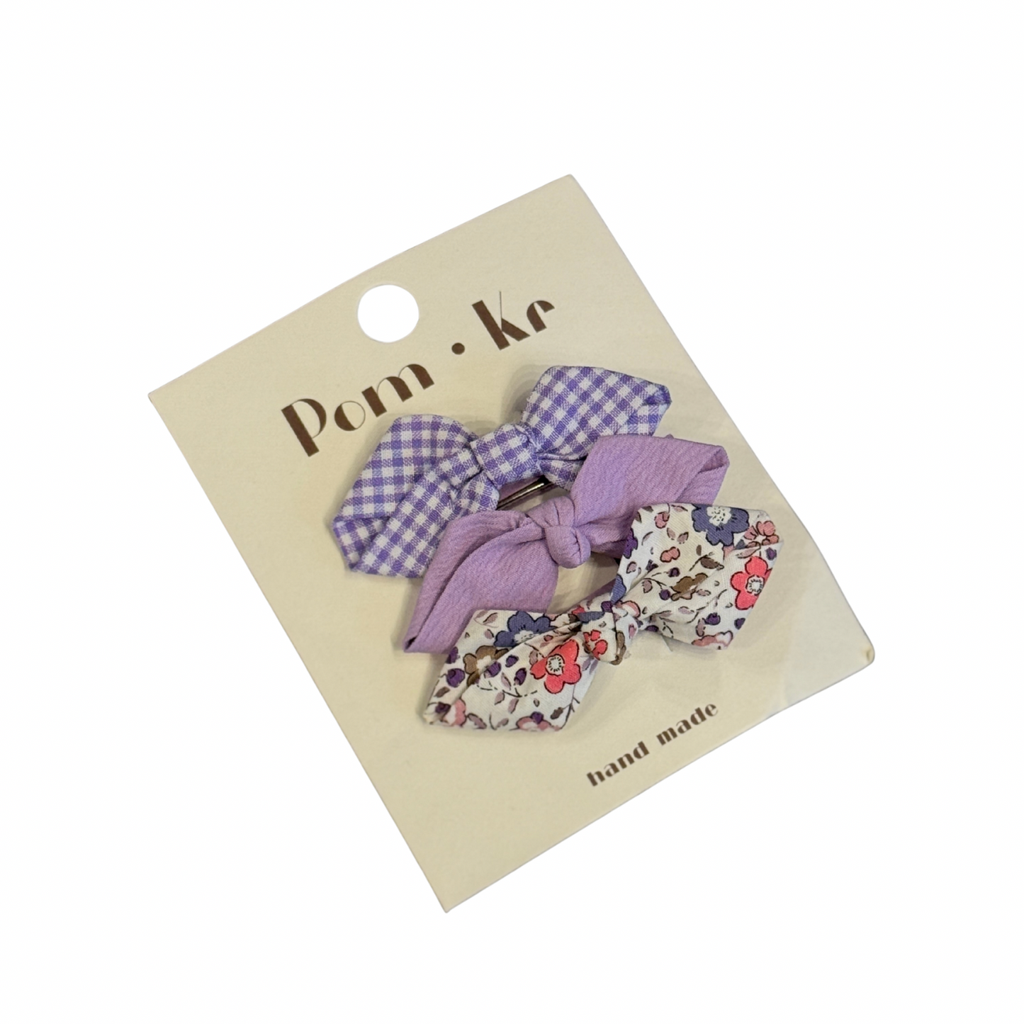 Baby Hair Bow Set - Purple