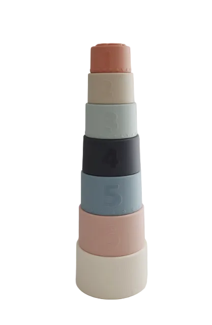 Classic Silicone Stacking Nesting Cups