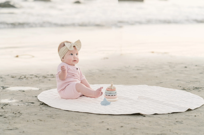 Classic Silicone Stacking Teething Ring Toy