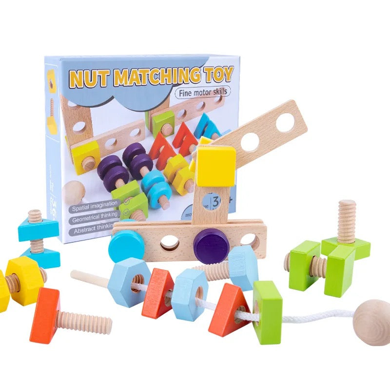 Wooden Nut Matching Toy