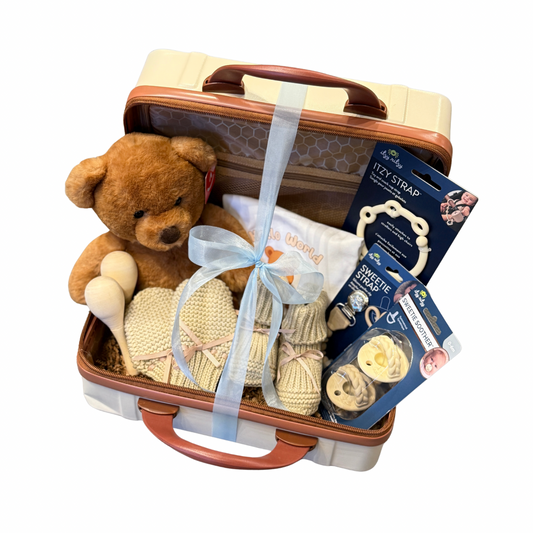 First Teddy Bear Baby Gift Basket