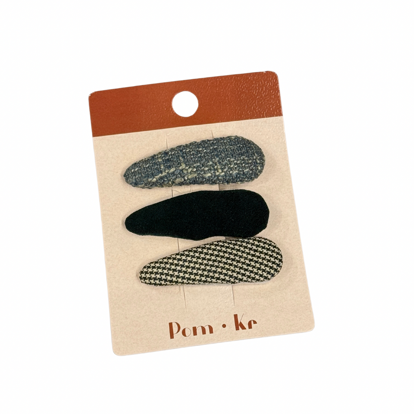 Baby Hair Clip Set - Green