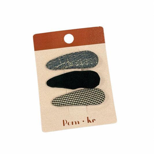 Baby Hair Clip Set - Green