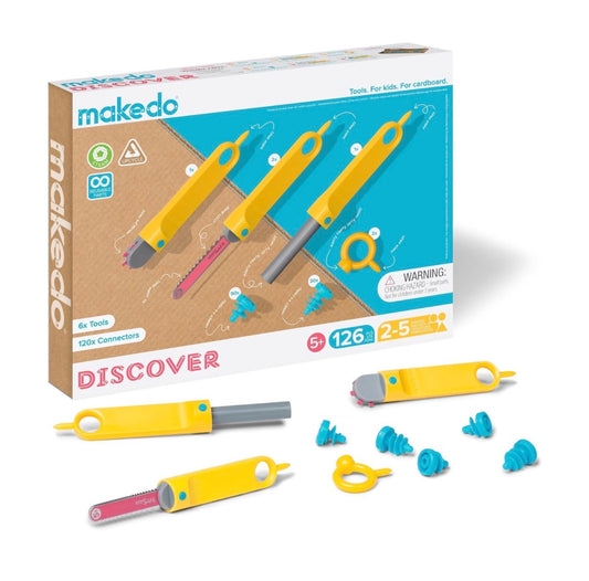 Makedo Cardboard Kit (126pcs)