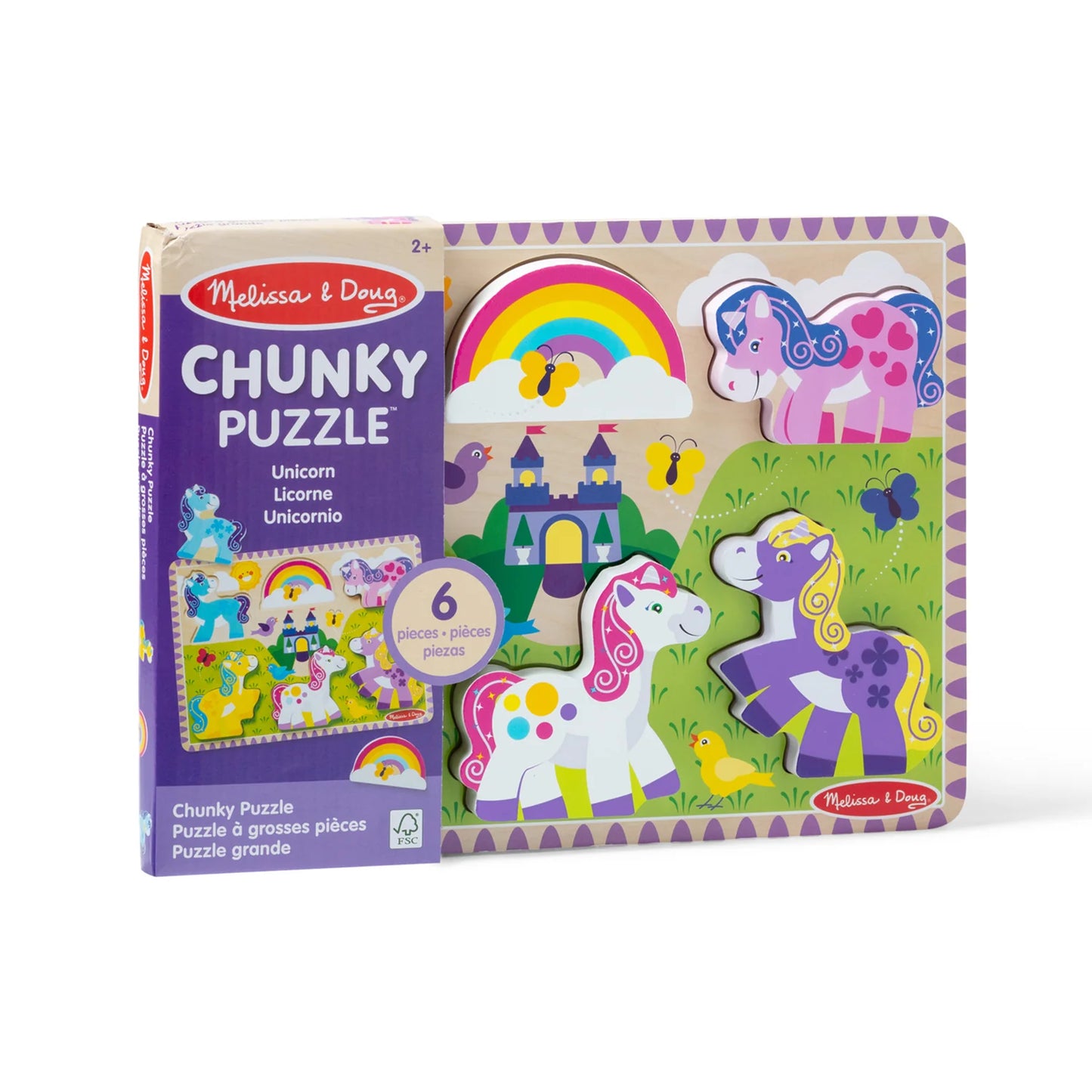 Unicorn Chunky Puzzle (6pcs)