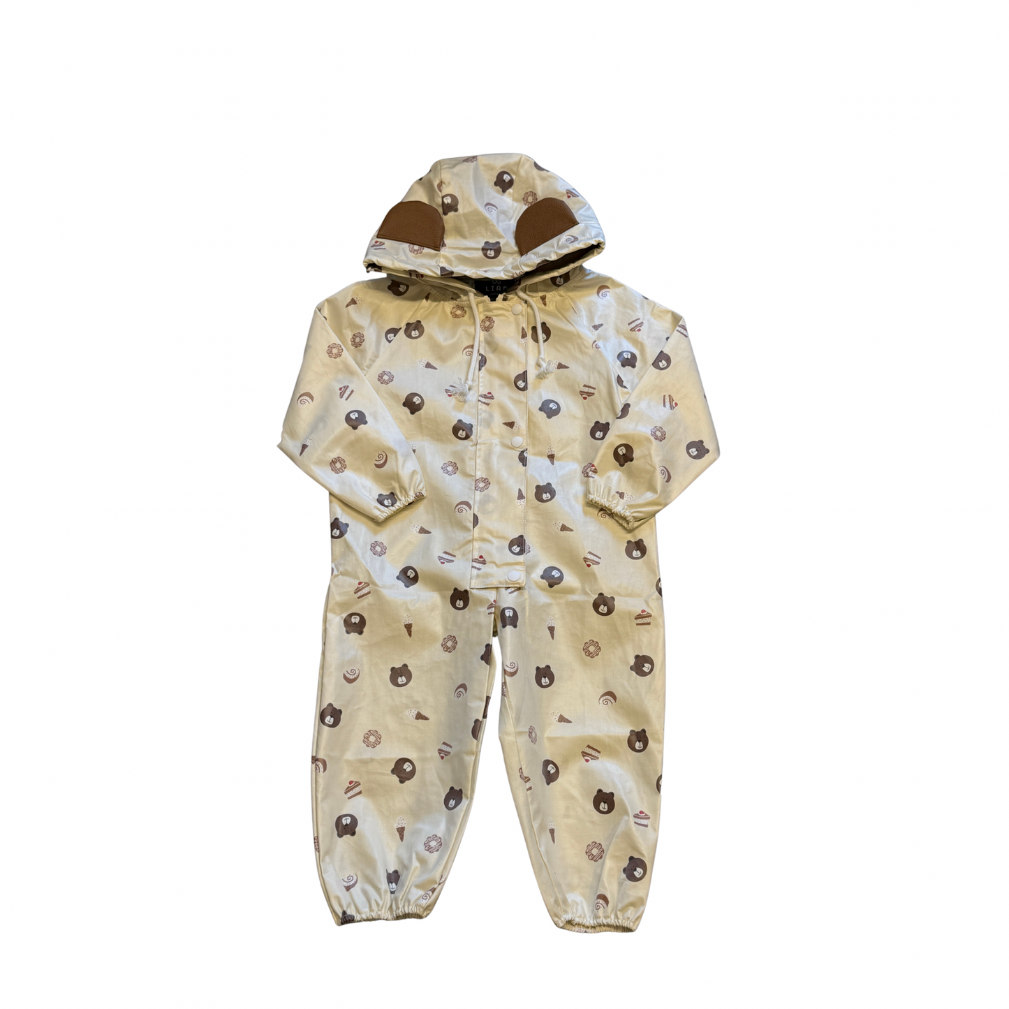 Rain Suit - Ivory Bear