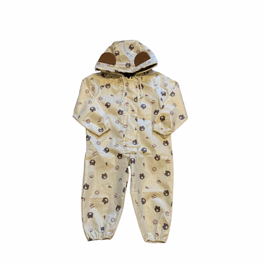 Rain Suit - Ivory Bear