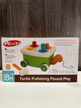 Load image into Gallery viewer, AC7323 - Turtle Pullalong Pound Peg
