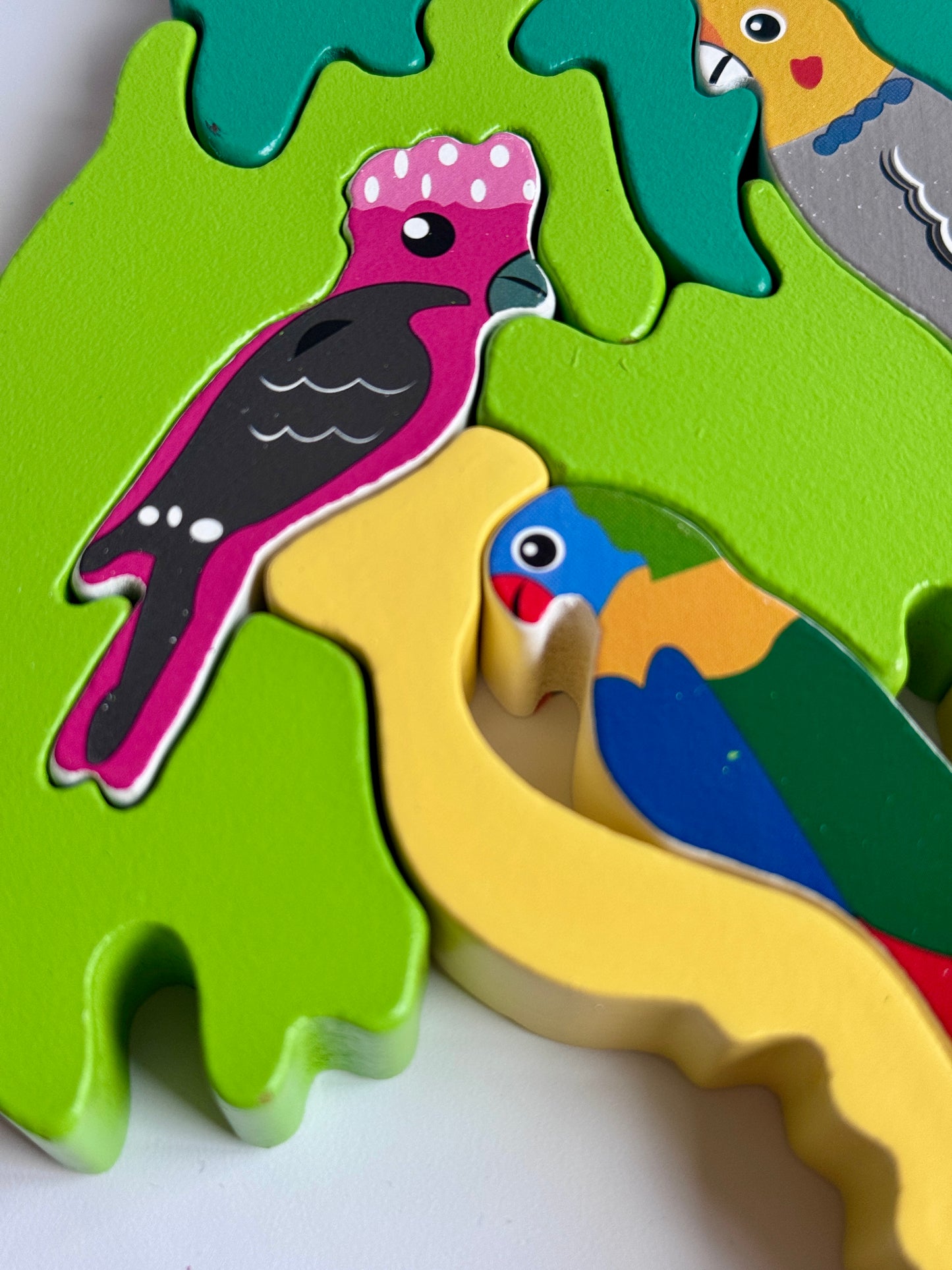 Wooden Bird Tree Puzzle 2
