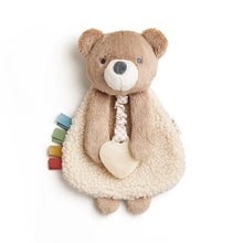 Load image into Gallery viewer, Itzy Friends Itzy Lovey™ Plush with Silicone Teether Toy - Theo the Bear
