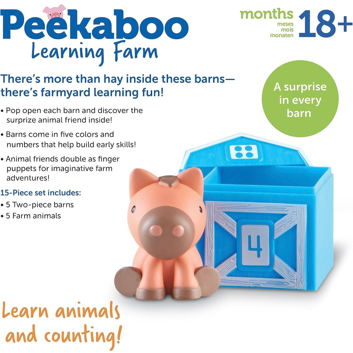 Peekaboo Learning Farm Animals