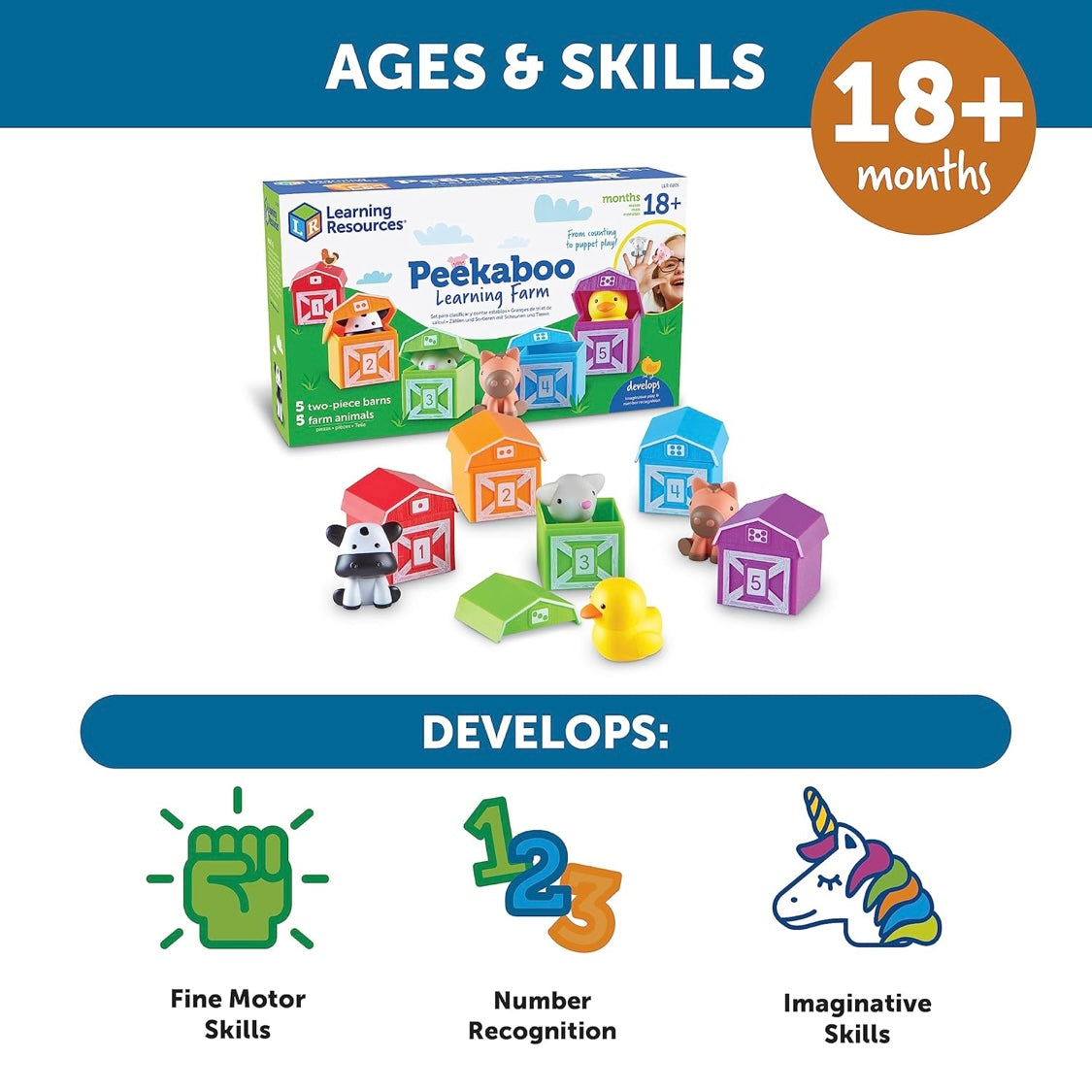 Peekaboo Learning Farm Animals