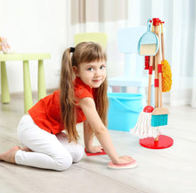 Load image into Gallery viewer, Children’s Cleaning Toy Mop Set
