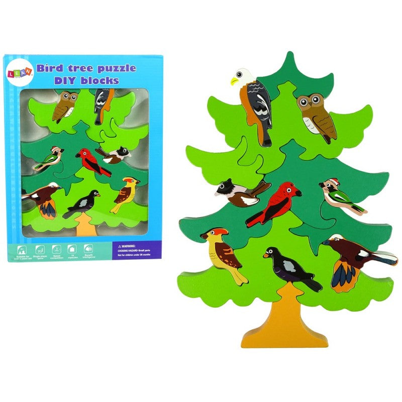 Wooden Bird Tree Puzzle 1
