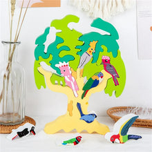 Load image into Gallery viewer, Wooden Bird Tree Puzzle 2
